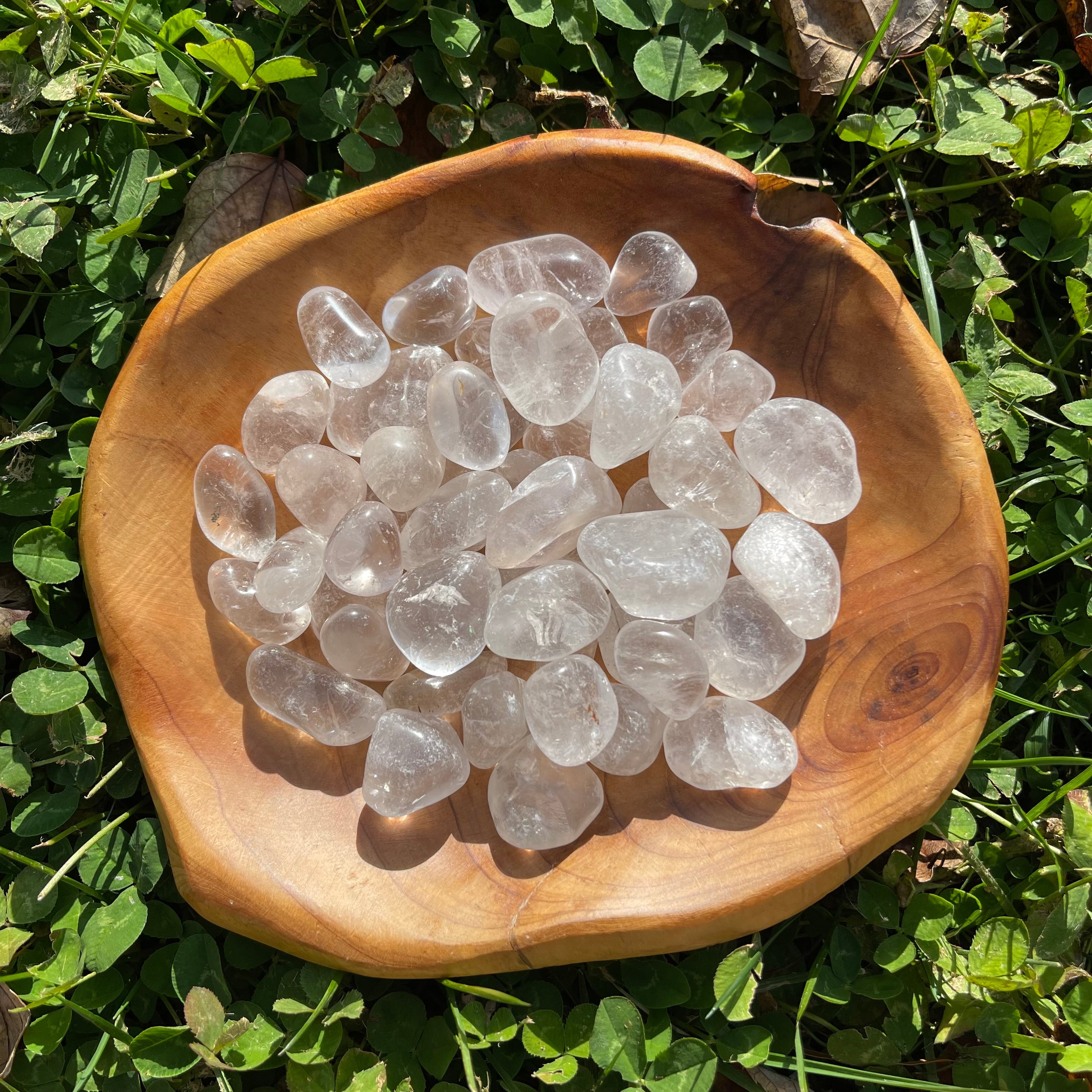 Small Tumbled Clear Quartz Crystal