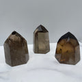 High Quality Polished Smoky Quartz Tower