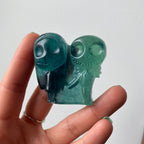 Fluorite Jack & Sally Holding Hands