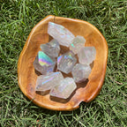 Angel Aura Quartz Cut Base Point