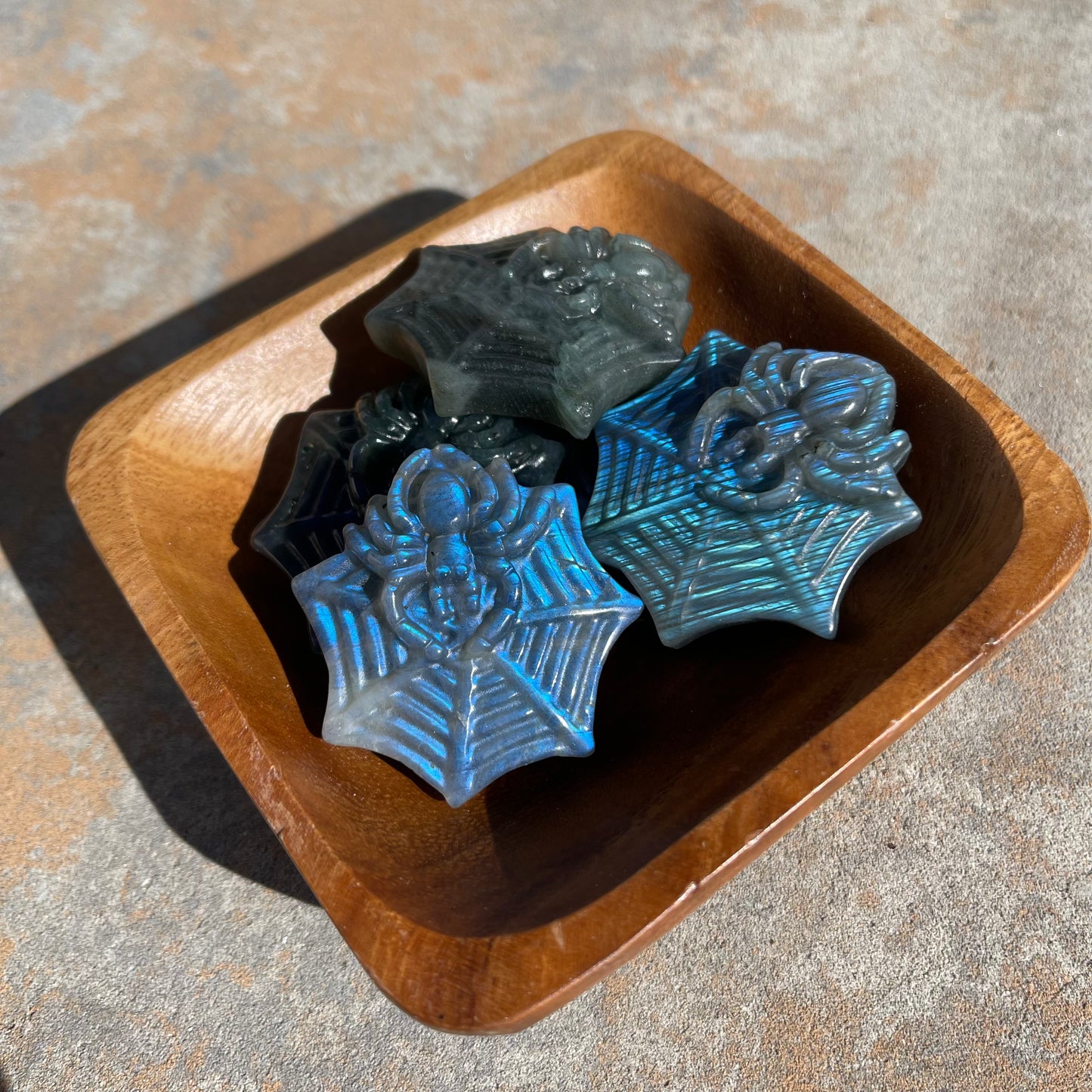 Labradorite Spider Web