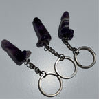 Mini Crystal Phallus Keychain