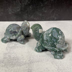 Large Moss Agate Turtle
