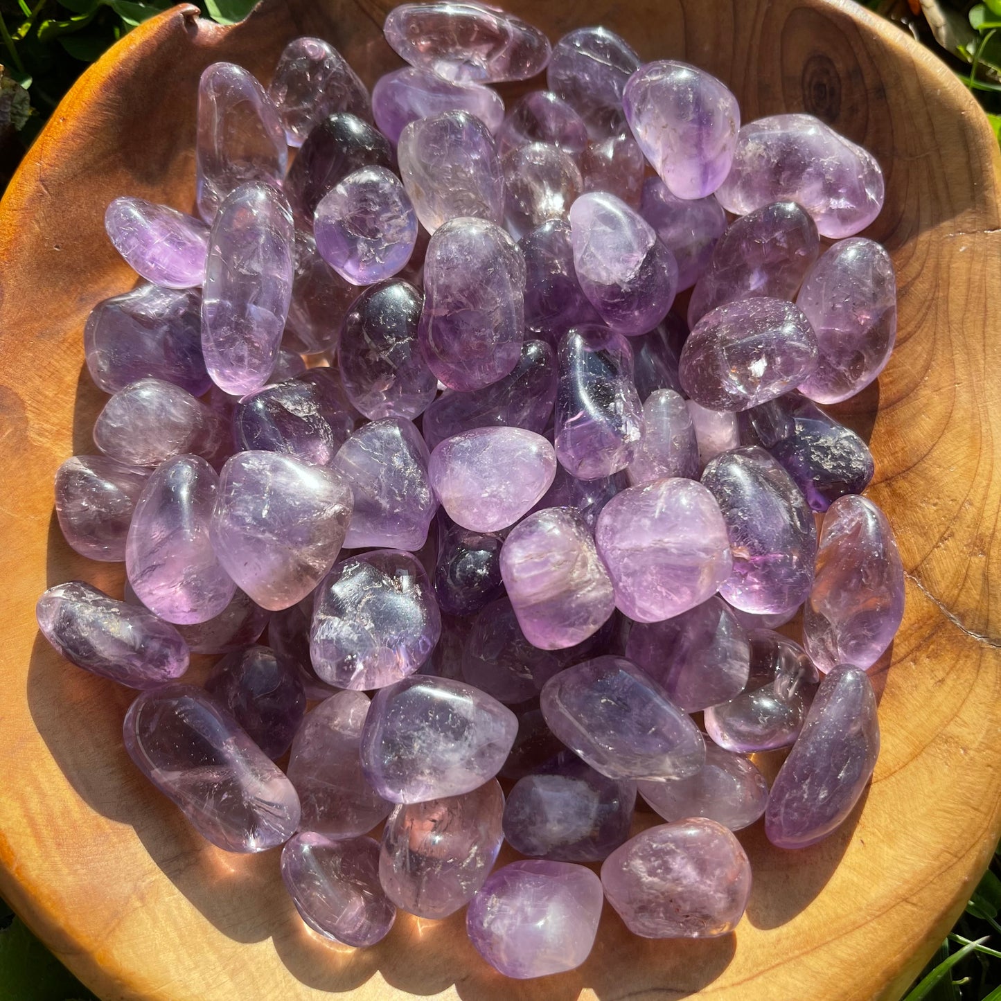 Tumbled Natural Amethyst Crystal