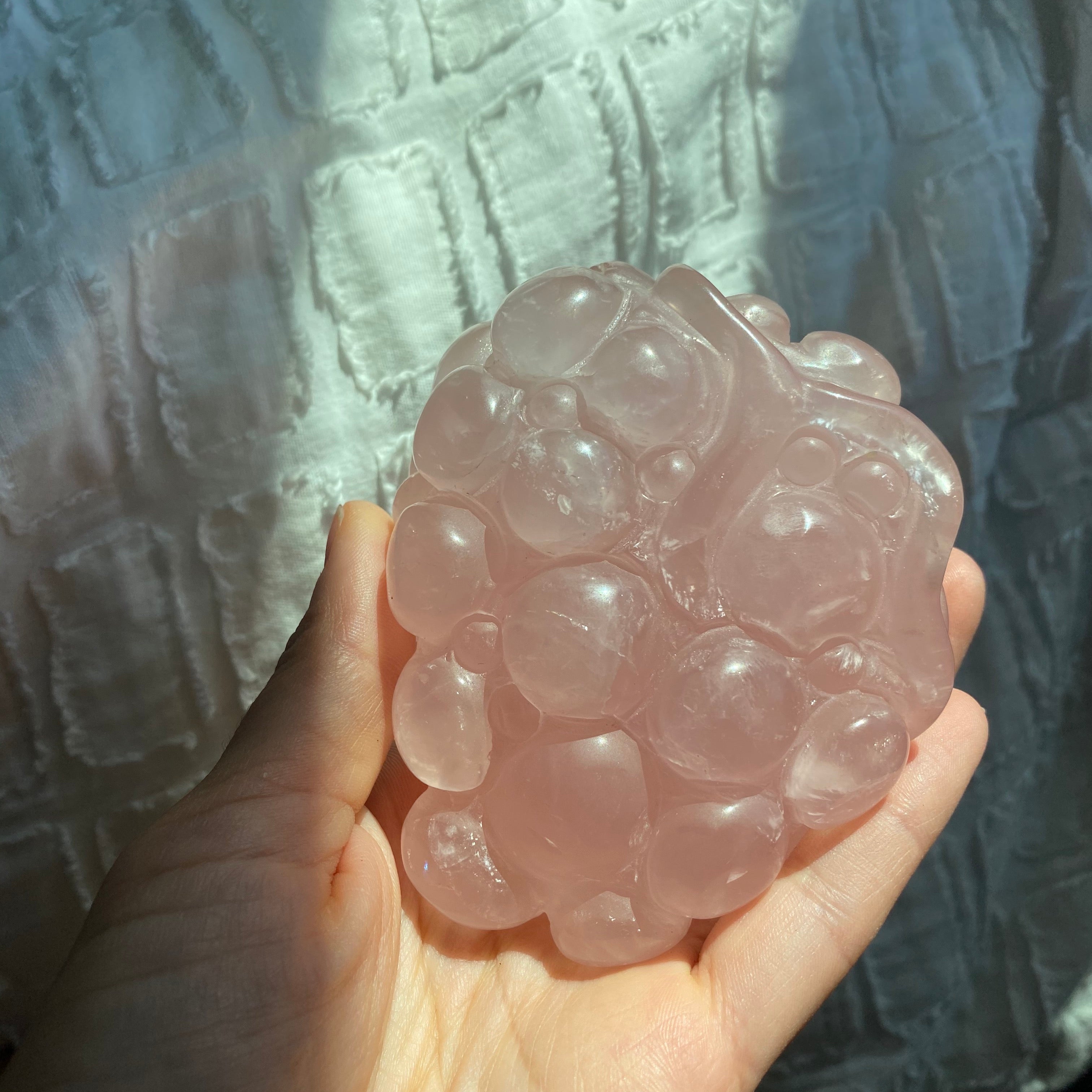 Medium Rose Quartz Grapes C