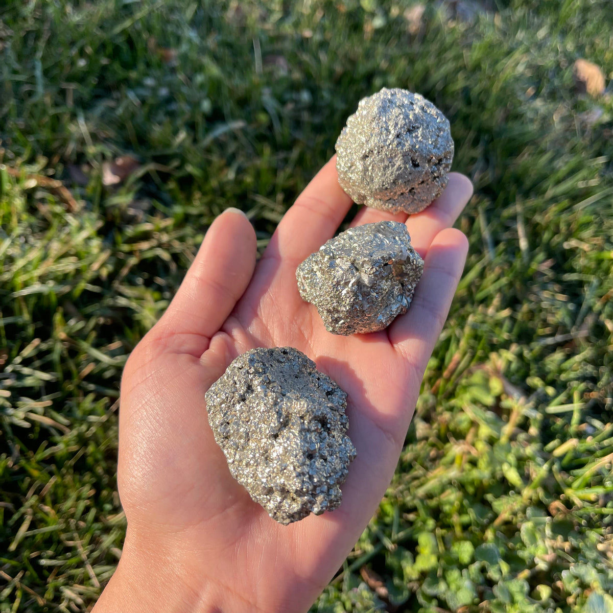 Raw Natural Pyrite Crystal Cluster
