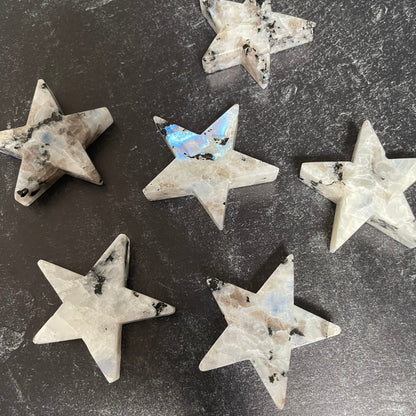 Rainbow Moonstone Star