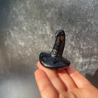 Obsidian Witch Hat Carving