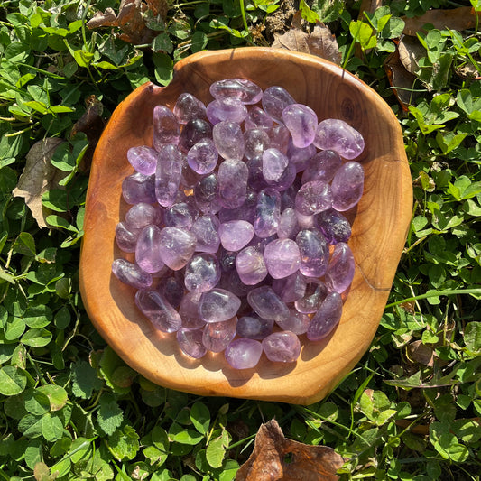 Tumbled Natural Amethyst Crystal