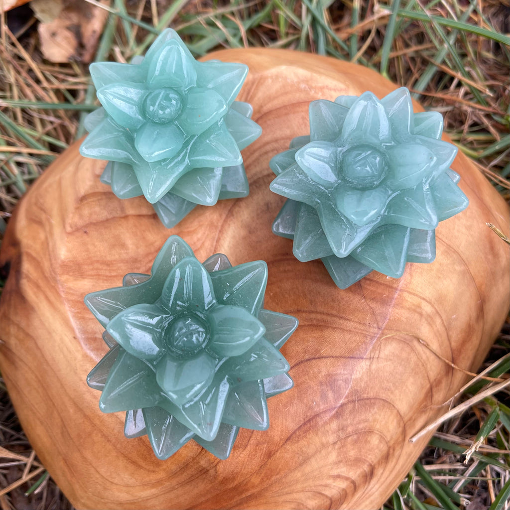 Green Aventurine Succulent
