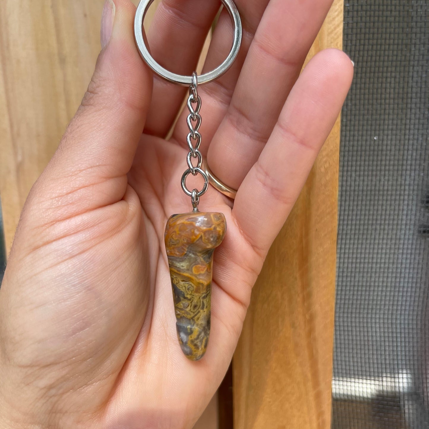 Mini Crystal Phallus Keychain