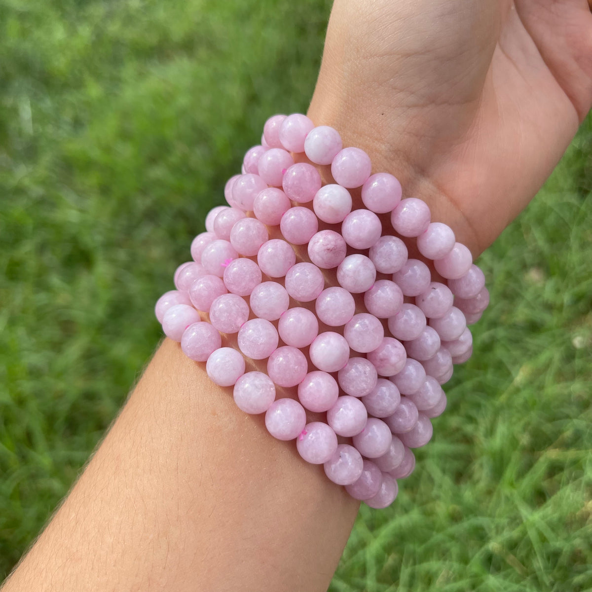 Kunzite Beaded Bracelet