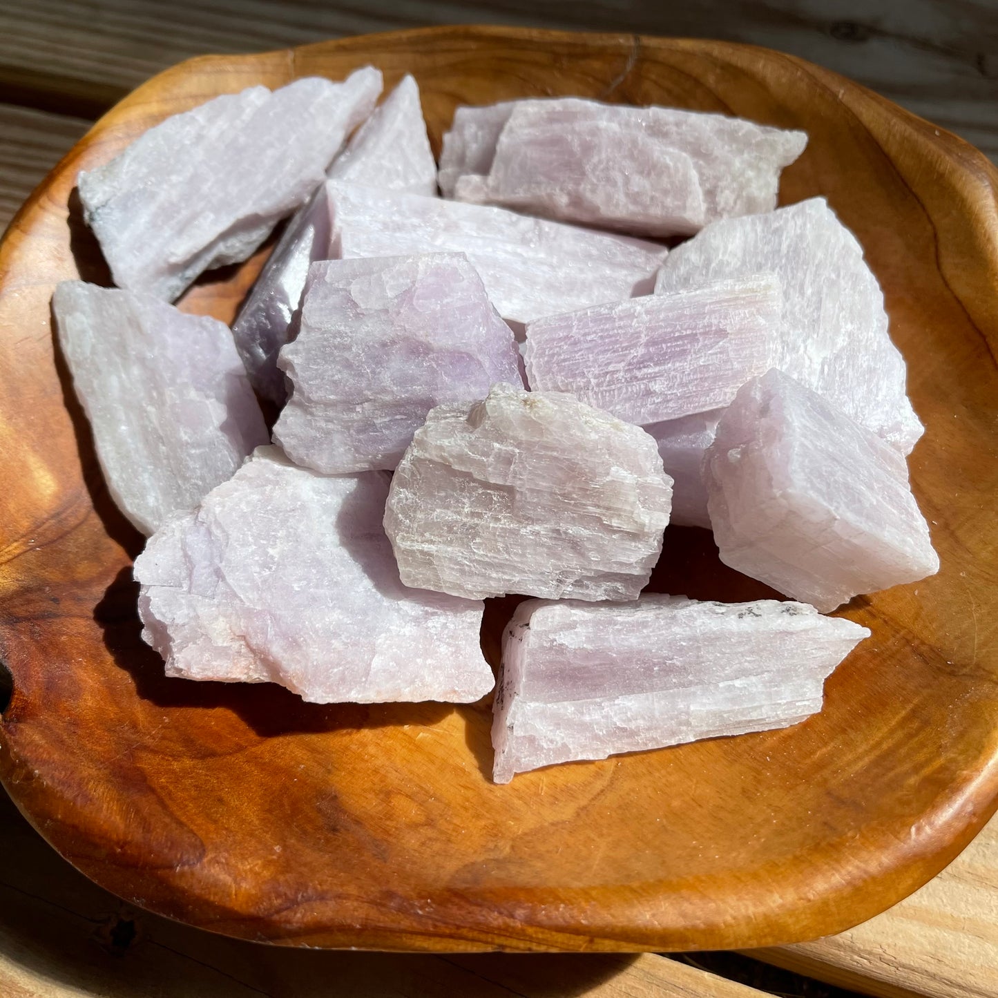 Raw Natural Kunzite Crystal