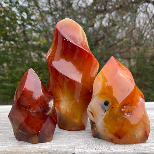 Saturated Carnelian Flame