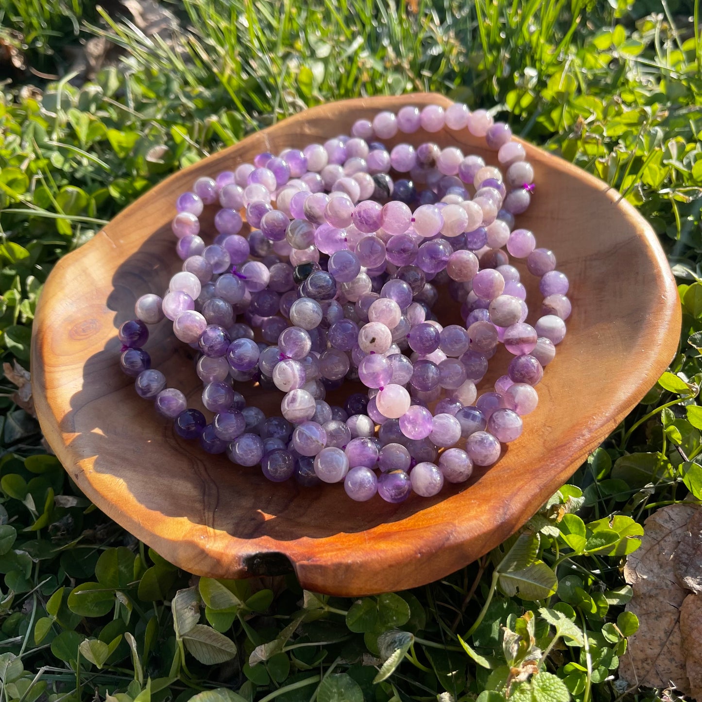 Amethyst Beaded Bracelet