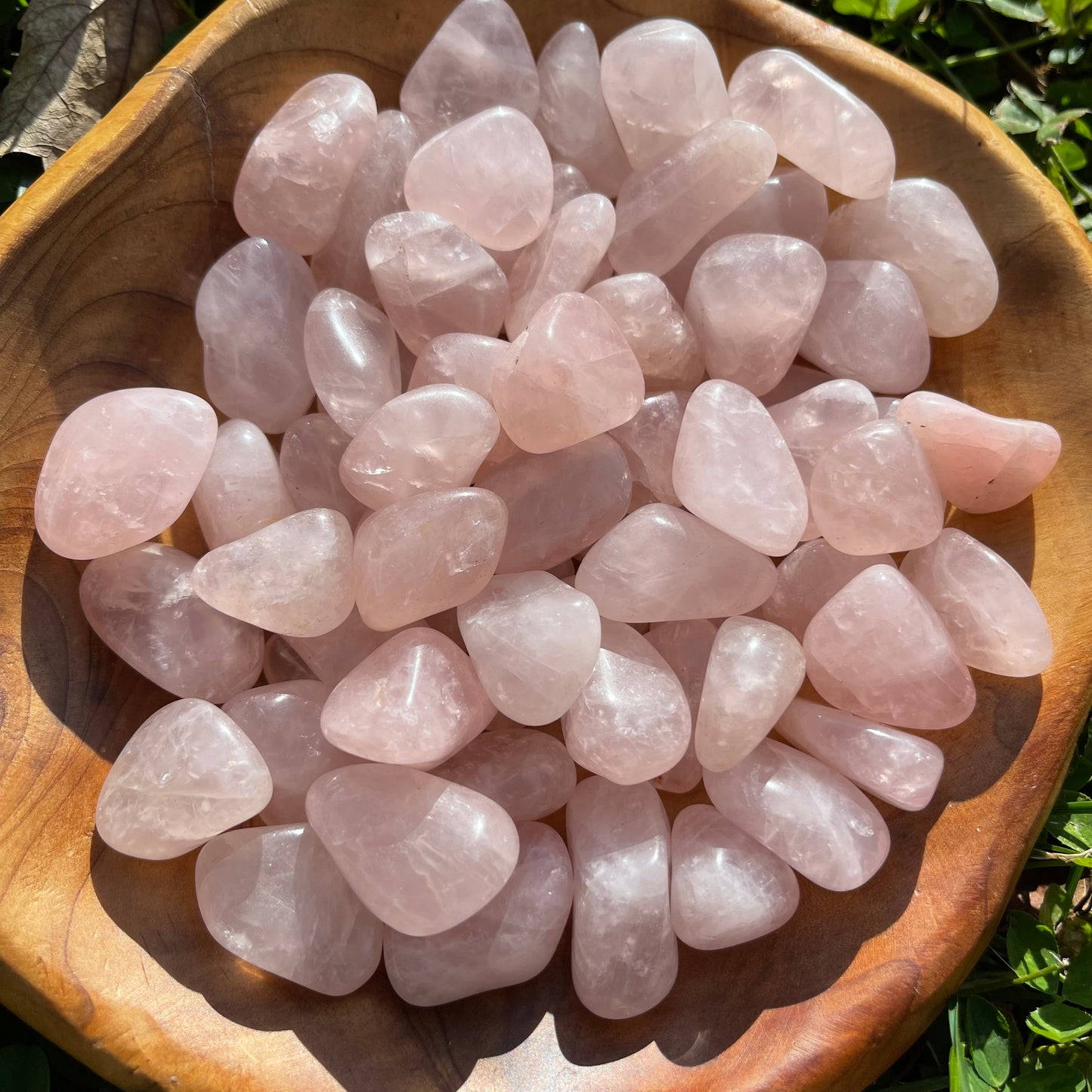 Small Tumbled Rose Quartz Crystal