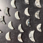Rainbow Moonstone Crescent Moon