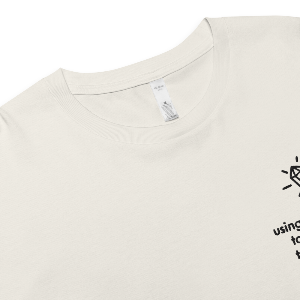 Daily Paper Logo Embroidered T-Shirt - White